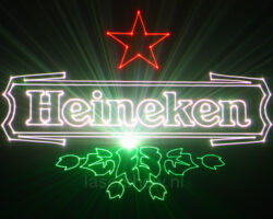 lasershow heineken